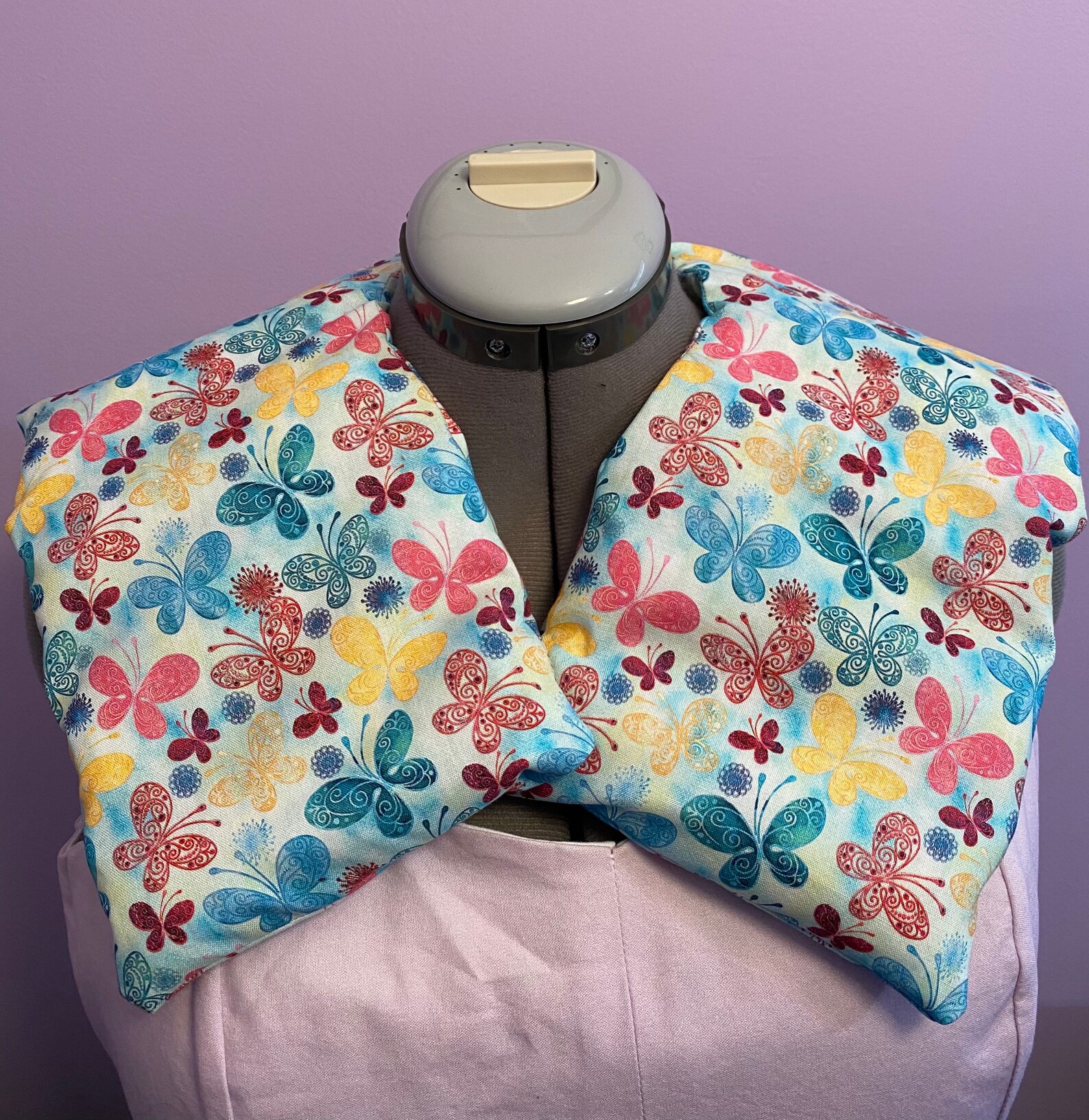 Hot or Cold Reusable Rice Filled Neck Wrap Microwaveable. Etsy