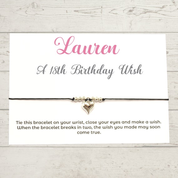 birthday wish bracelet