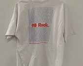 Vintage 90s 98 Rock Radio with all classic rock artists single stitch T Shirt