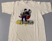 Vintage 80s Okfqd Radio Superman single stitch Champion T Shirt