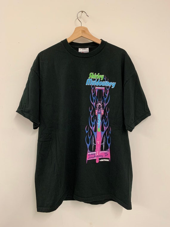 Shirley Muldowney signed racing t-shirt