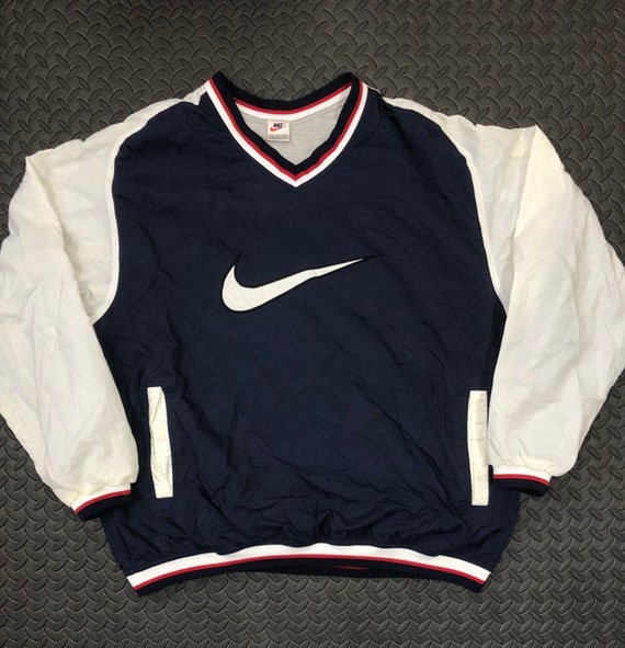 nike big check windbreaker