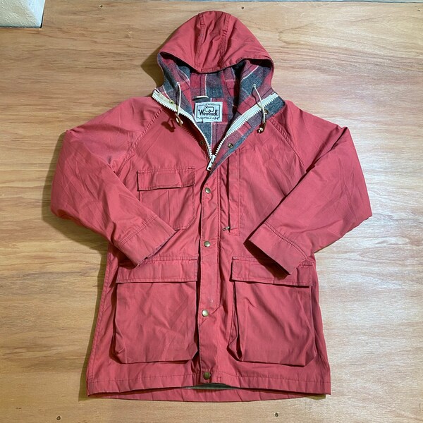 Vintage 90s Fleece Lined Windbreaker Jacket By Woolrich