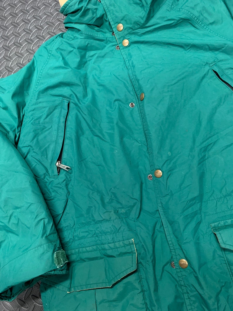 Vintage 90s L.L Bean button up made in USA Goretex jacket