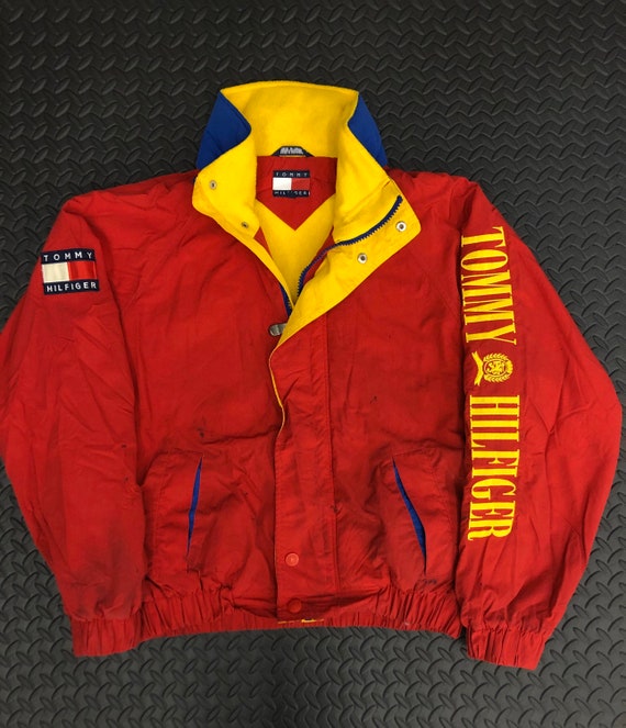 tommy hilfiger spellout jacket