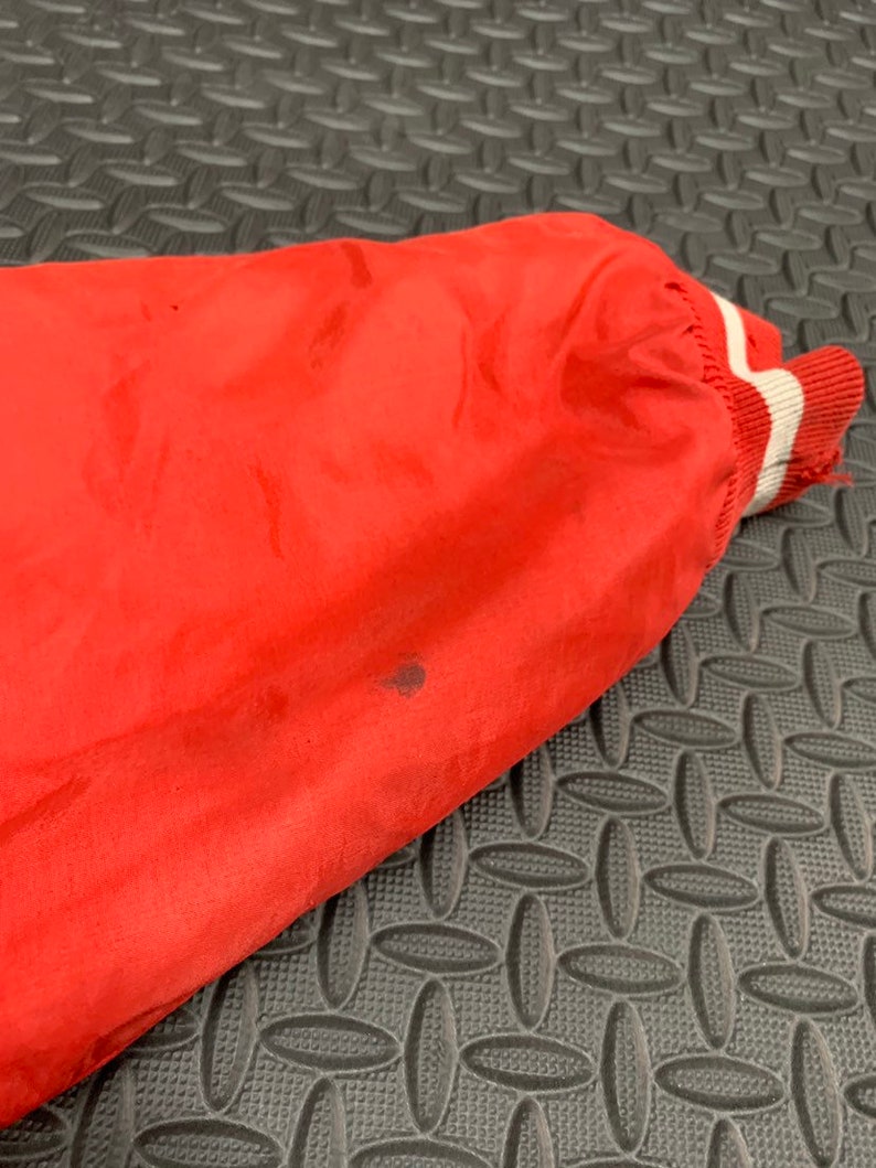 Vintage 90s San Francisco Forty Niners Puffer Hoodie Jacket By Starter
