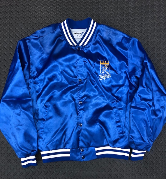 Vintage 90s Kansas City Royals MLB Satin Jacket