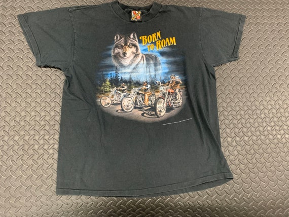 Vintage 90s 3D Emblem Born Emblem 1993 T-shirt