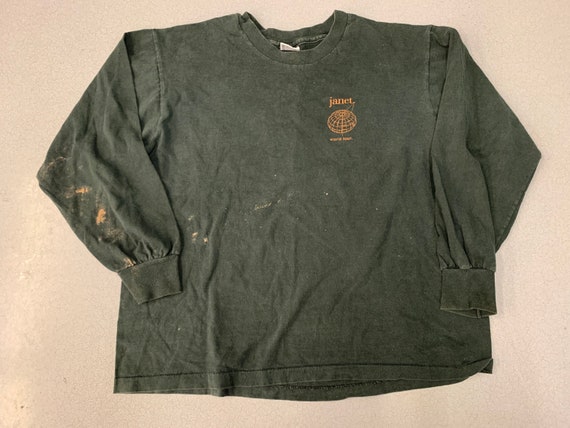 Vintage 90s Janet Jackson World Tour Longsleeve T