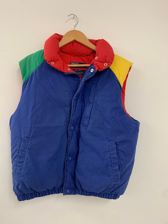 Vintage 90s Polo Ralph Lauren Vibrant Vest