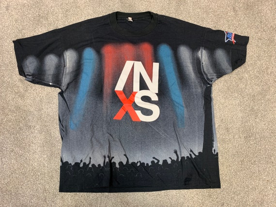 Vintage 90s INXS Labatt Rocks With You All Over Pr