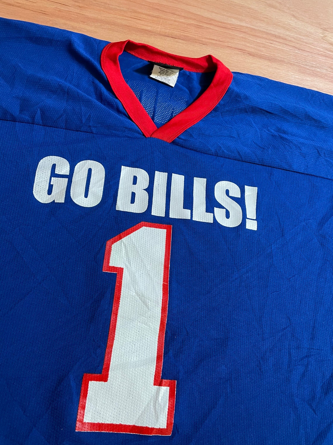 Buffalo Bills 1 La Nova Pizza Of The Bills vintage 90s Logo Etsy