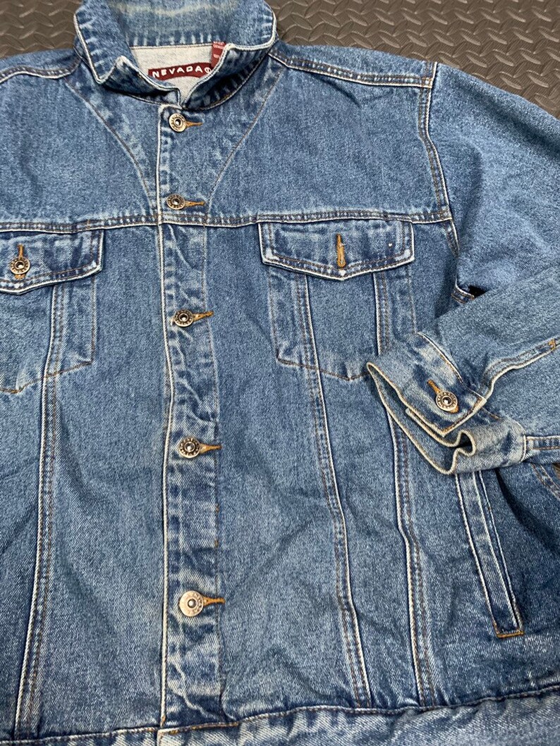 Vintage 90s Nevada Jeans medium wash Denim jacket