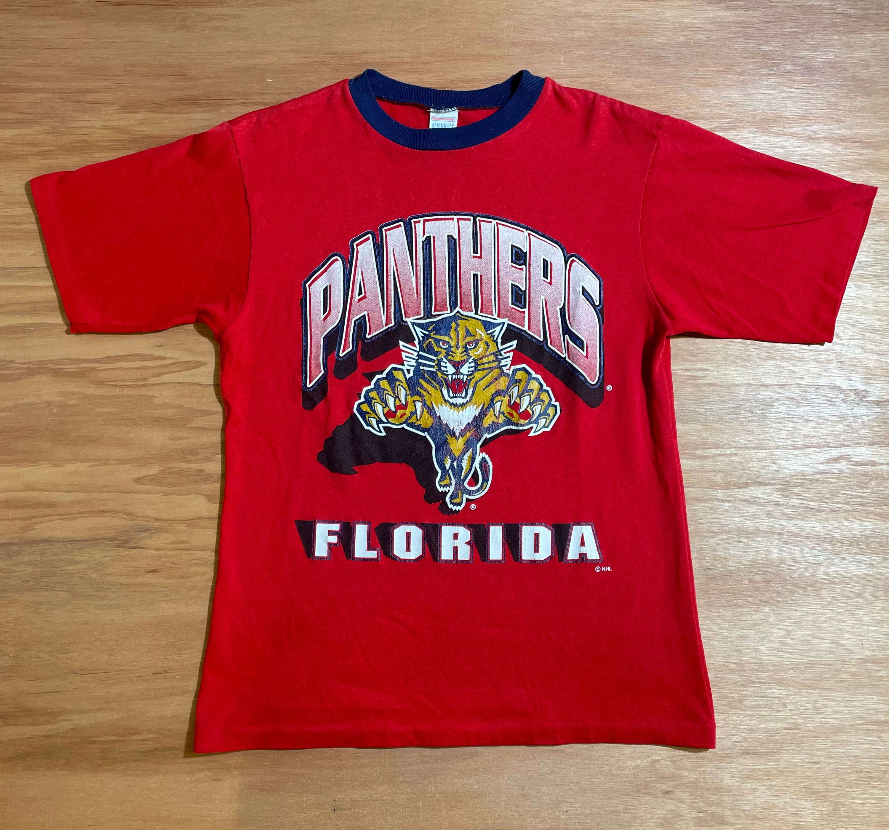 Florida Panthers Vintage 90s Youth Graphic Shirt | Etsy