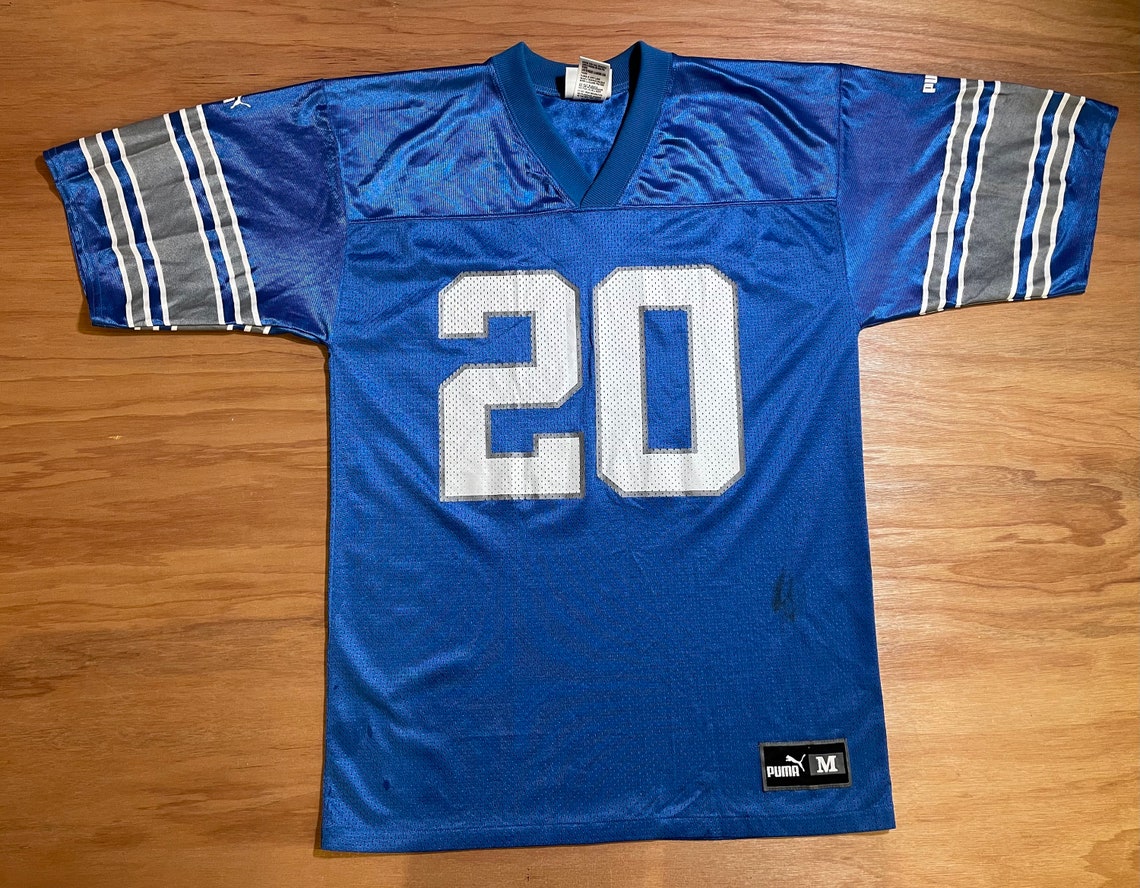 Vintage Barry Sanders Detroit Lions 1990s Jersey by Puma | Etsy