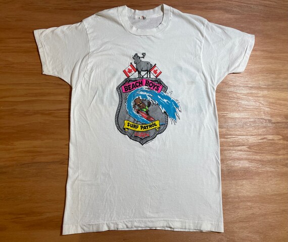 Beach Boys Surf Patrol Vintage 1990 Graphic Tour S