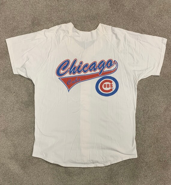 Vintage Chicago Cubs MLB cotton baseball Jersey | Etsy