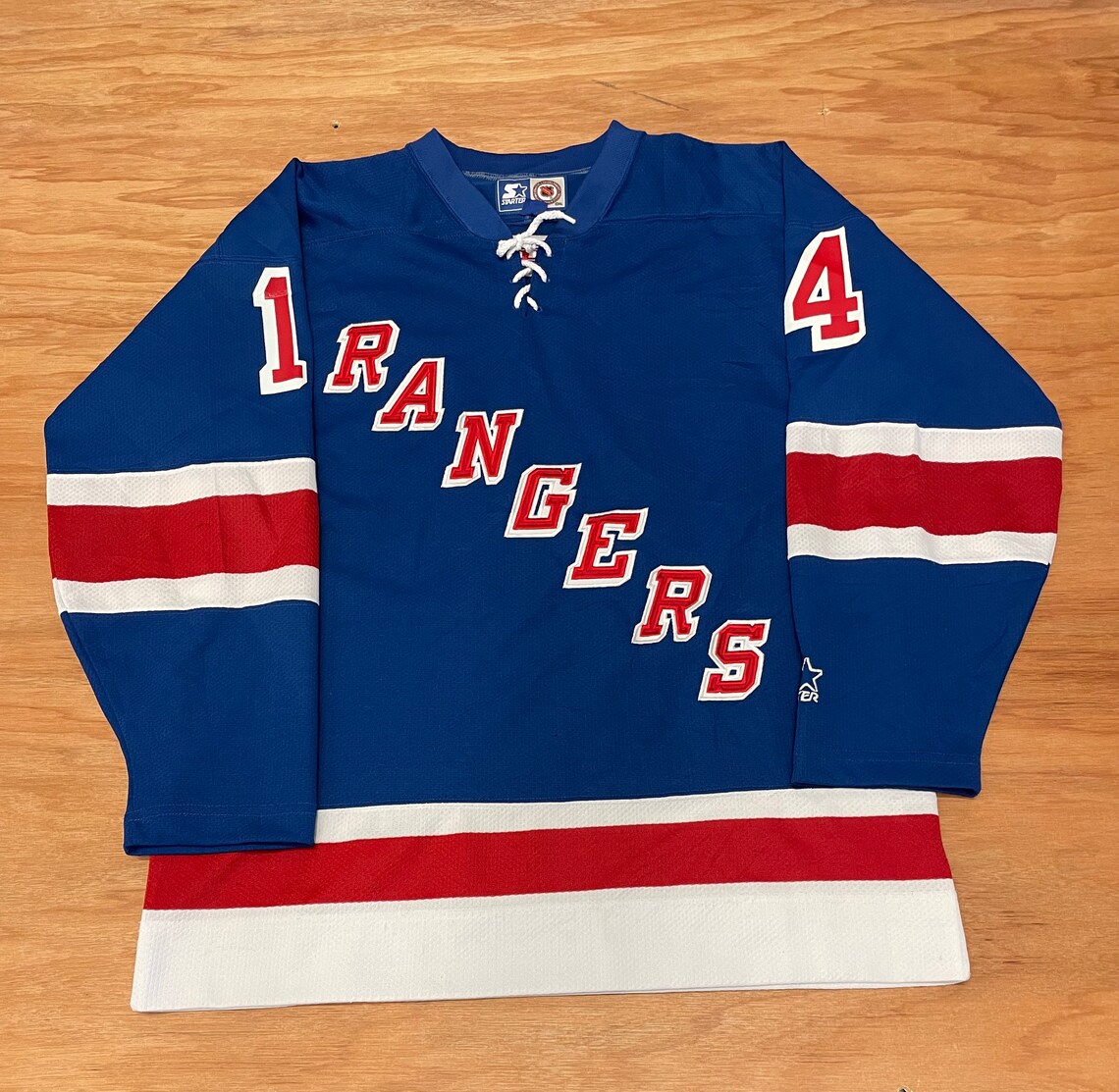 New York Rangers 14 Theoren Fleury Starter NHL Jersey | Etsy