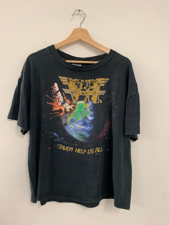 Van Halen Heaven Help Us All vintage 1990 T-shirt
