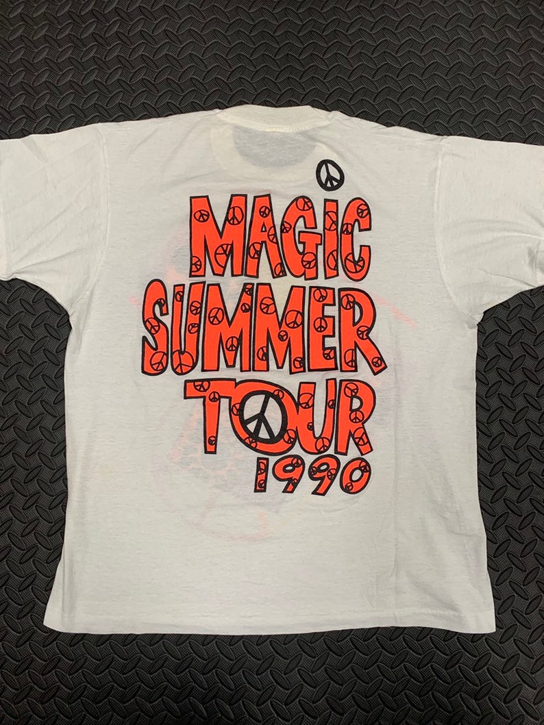 Vintage 90s New Kids On The Block Magic Summer 1990 T-Shirt | Etsy