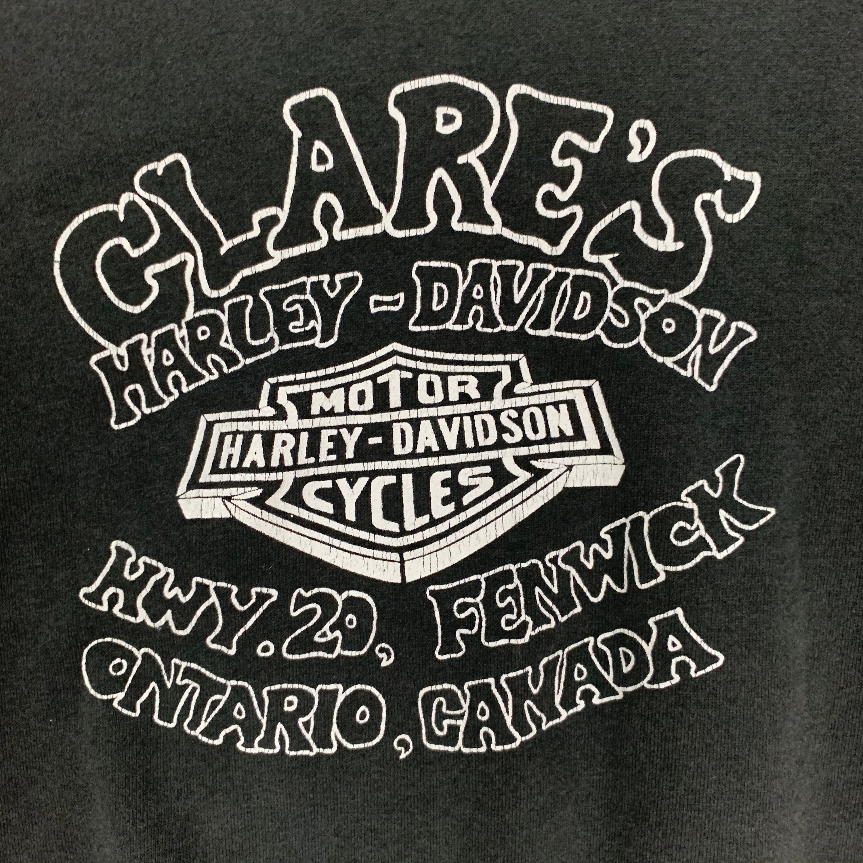RARE Vintage 90s 3D Emblem 1991 Harley Davidson Canada 50/50 | Etsy