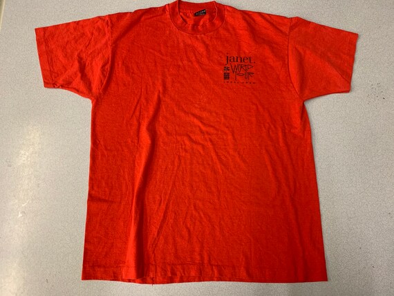 Vintage 90s Janet Jackson World Tour Tour T-shirt