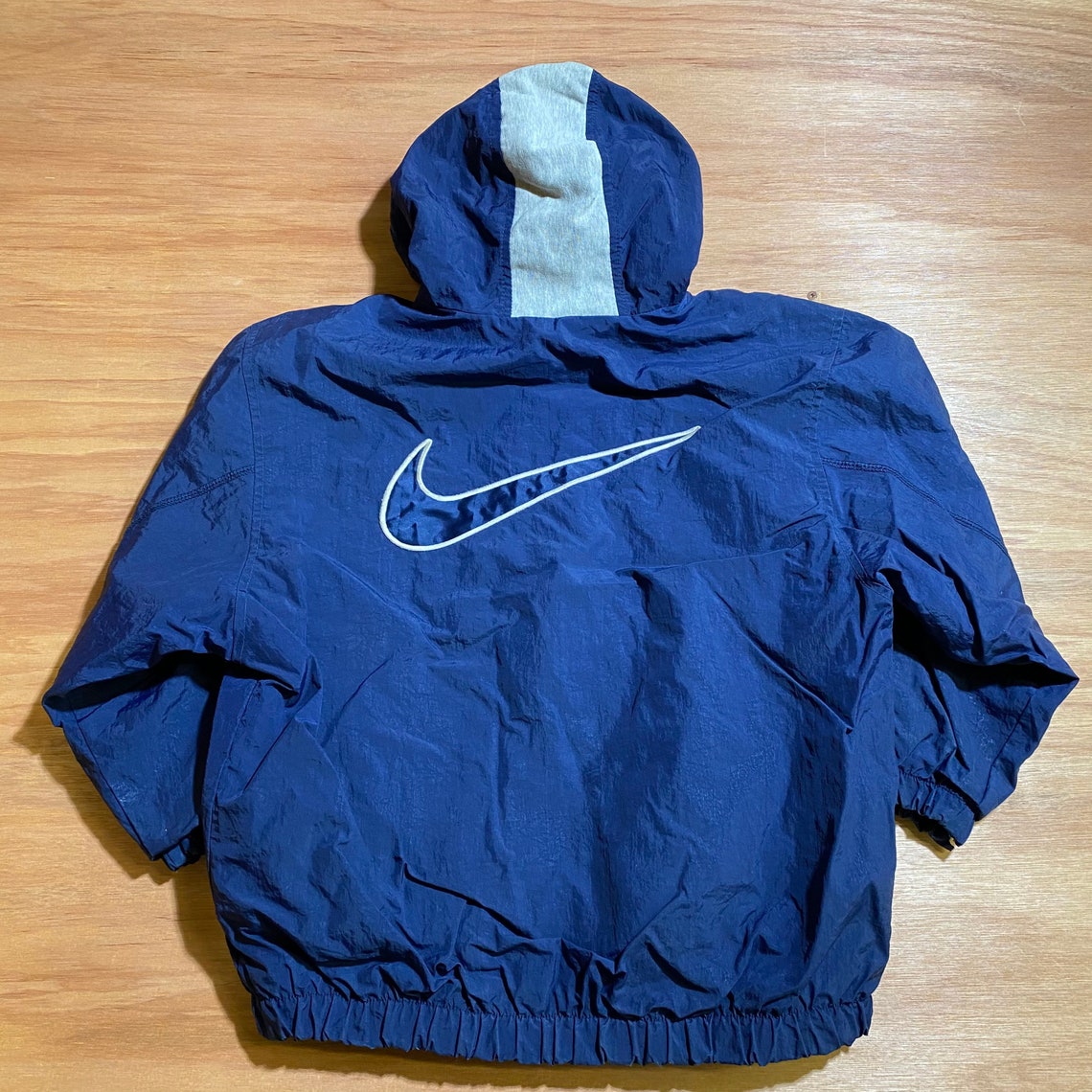 Vintage 90s Nike double sided check/swoosh Windbreaker | Etsy