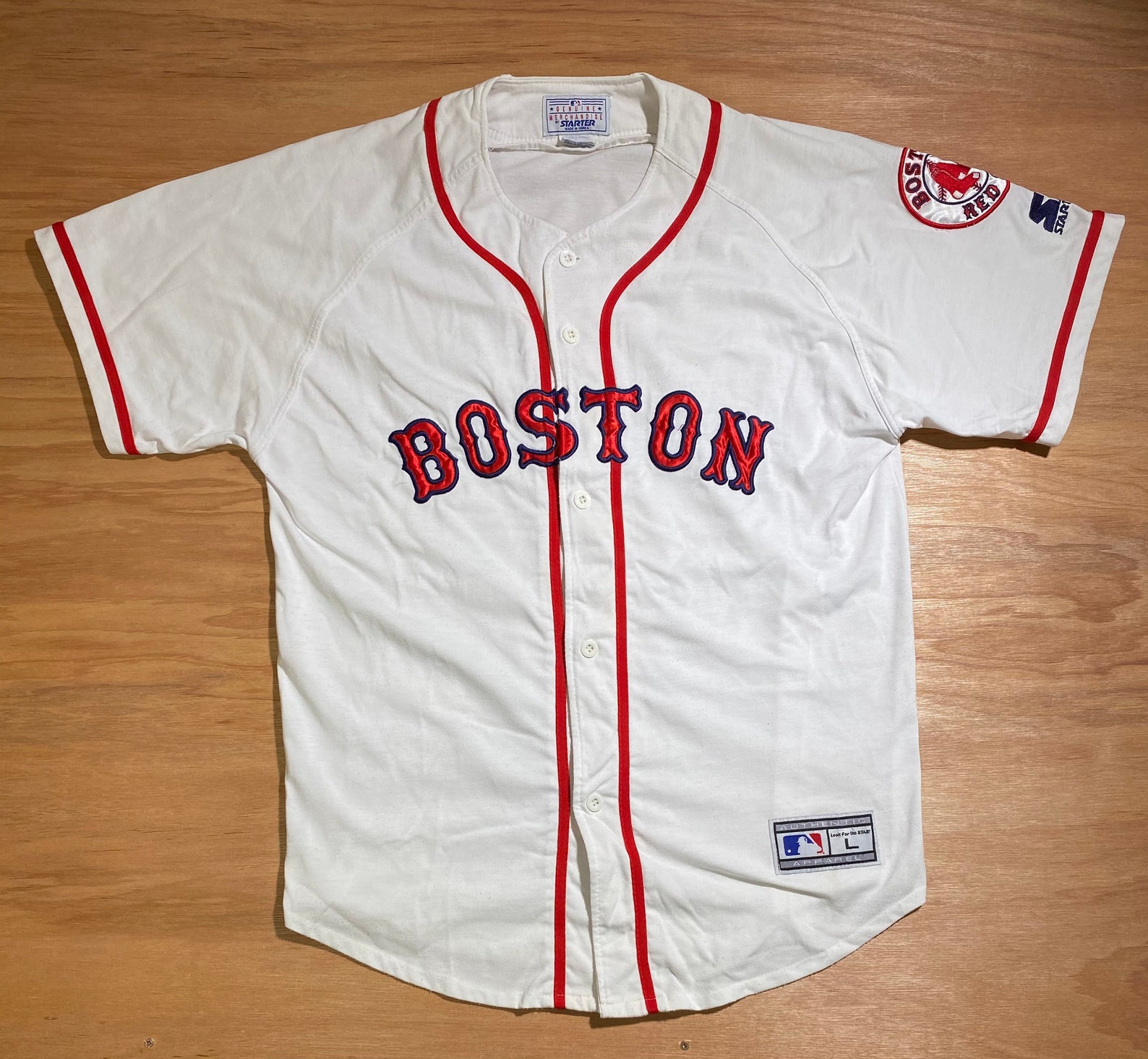 Vintage Boston Red Sox Starter Baseball Jersey Etsy