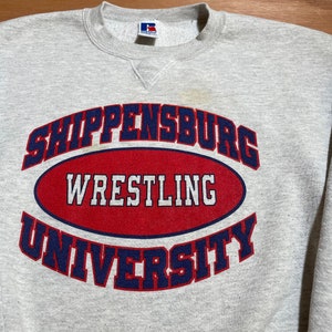 shippensburg jahrgang crewneck wrestling