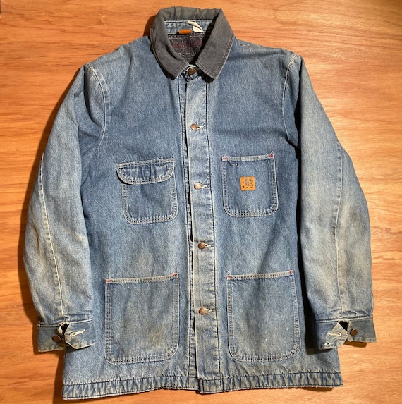 Wrangler Medium Wash Blanket Lined Vintage 70s Den
