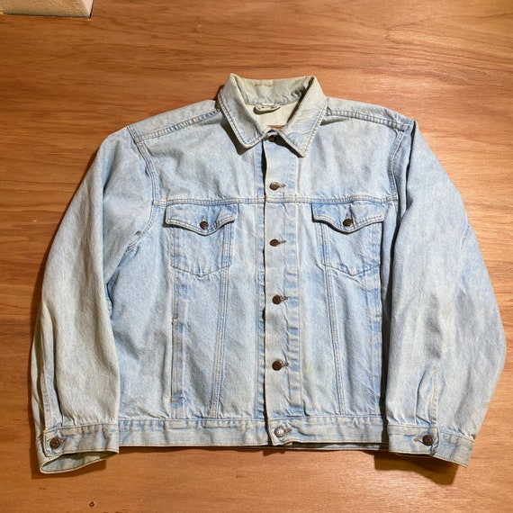 Vintage 90s Light Wash Faded and distressed Denim