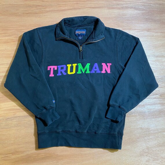 Vintage 90s Truman School Quarter Zip