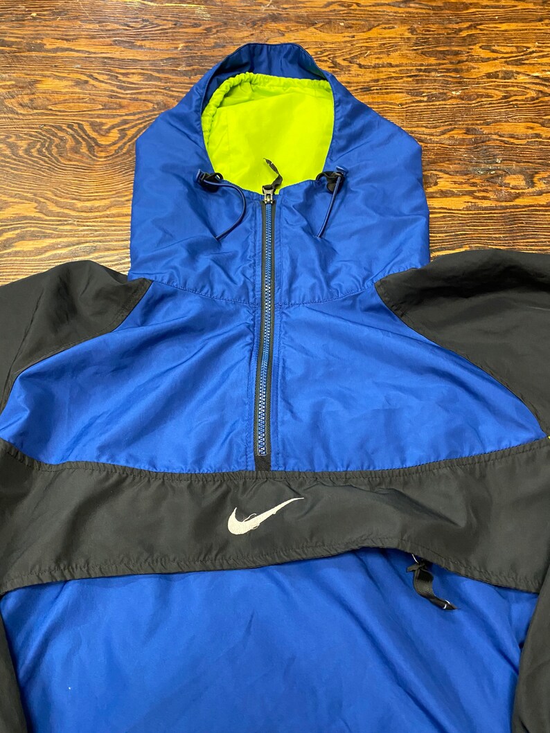Vintage 90s Nike ACG Neon Colourblock packable pullover jacket | Etsy