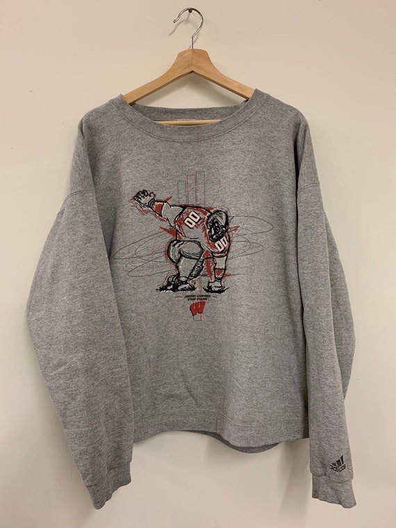 NCAA Wisconsin Badgers Adidas Football Stitched Cr