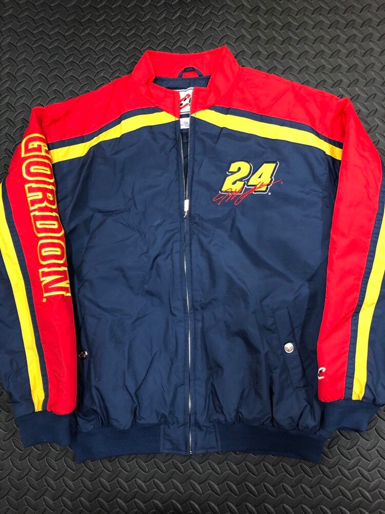 Vintage 90s Jeff Gordon 24 zip up arm spellout racing Jacket | Etsy
