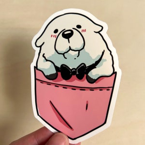 Pocket Bond Sticker| Anime Sticker|Vinyl sticker| Laptop sticker|Kawaii Sticker