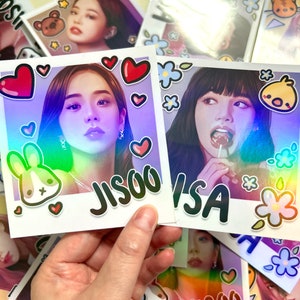 Nero Rosa HOLO VER. / Foto K-pop / Stampe K-pop /