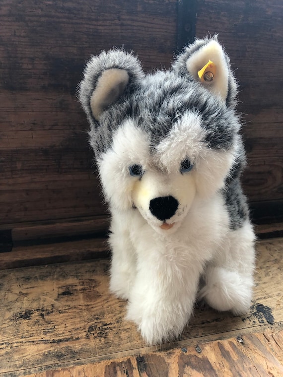 steiff husky dog