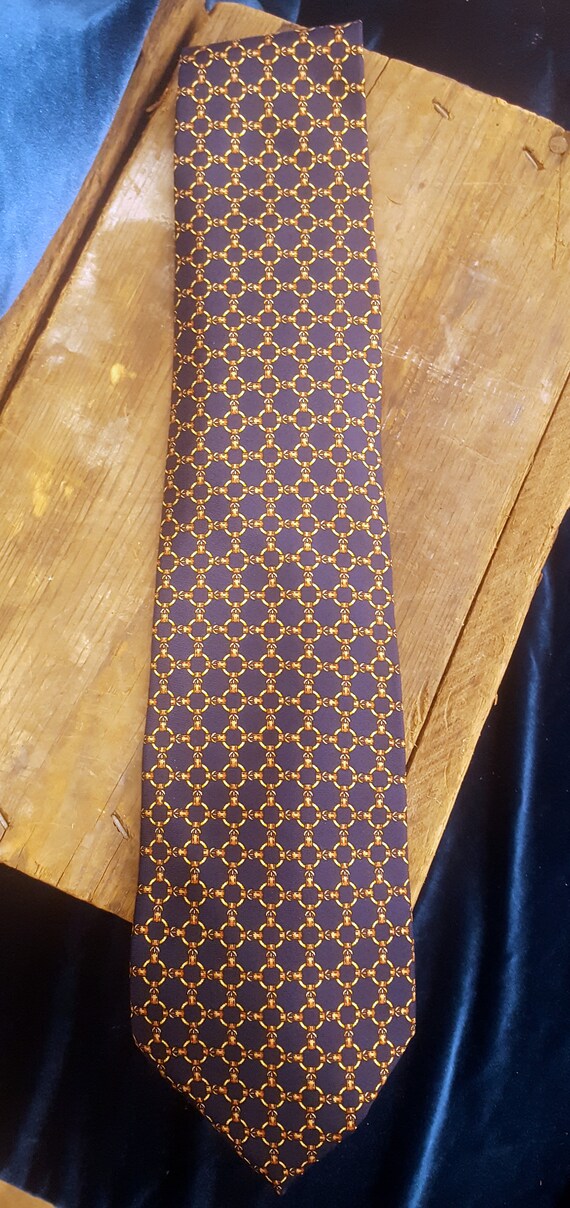 Vintage Nautical Le-Bils Imported Silk Necktie - M