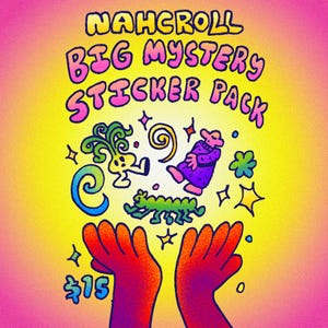 Big Mystery Sticker Pack - Large Stickers