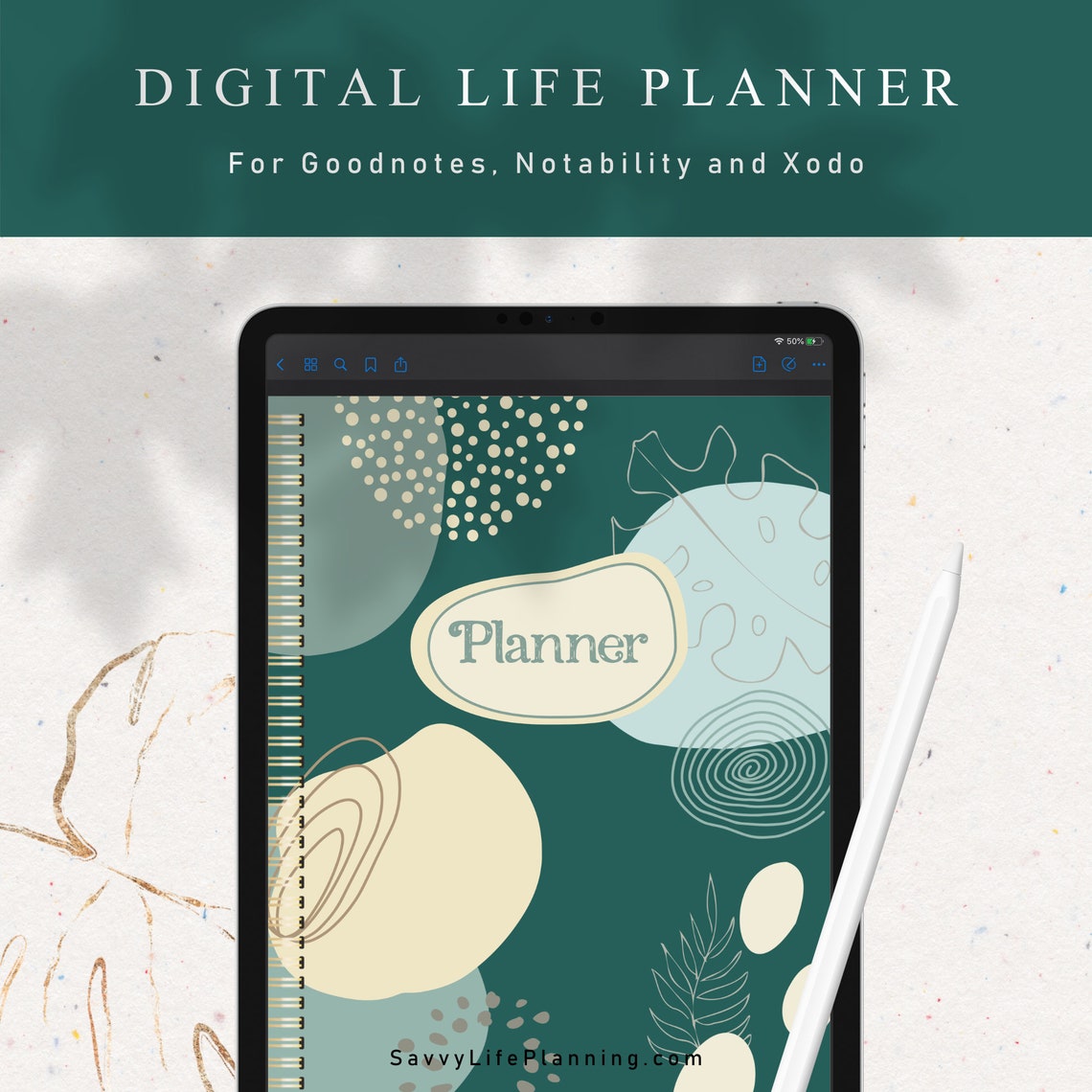 Ultimate Digital Planner Works on iPad or Tablets With Note Etsy France