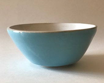 ceramic bowl pottery Archive Breakfast Bowl in Blue Porcelain