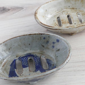 Handmade Rustic Ceramic Soap Dish Pottery Handmade Kitchen & Bathroom Decor Soap Tray Organic Home Decor image 1