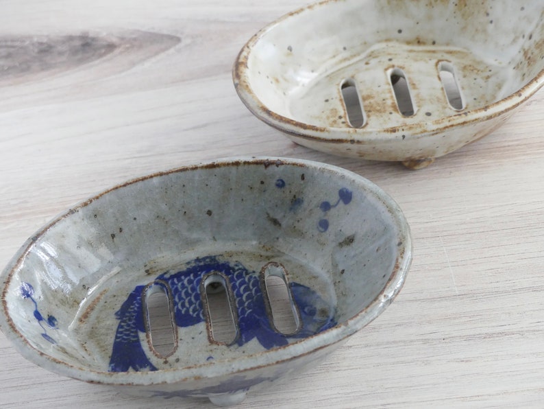Handmade Rustic Ceramic Soap Dish Pottery Handmade Kitchen & Bathroom Decor Soap Tray Organic Home Decor image 1