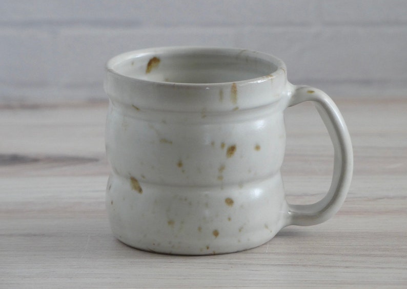 Rustic quail egg mug ,12oz coffee Cup, gift for him, gift for her image 2