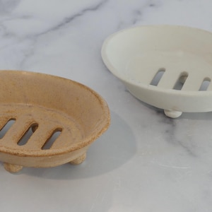 Handmade Rustic Ceramic Soap Dish  - Pottery Handmade - Kitchen & Bathroom Decor - Soap Tray - Organic Home Decor