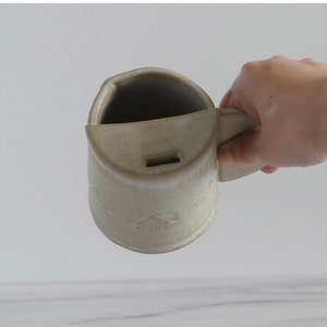 Construido a mano 8oz Rustic Travel mug Mal de ojo, regalo para ella, regalo para él imagen 2