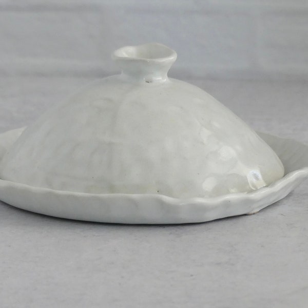 Handmade French country white tray with dome, cookie tray, chocolate tray,fruit tray,cake tray.gift