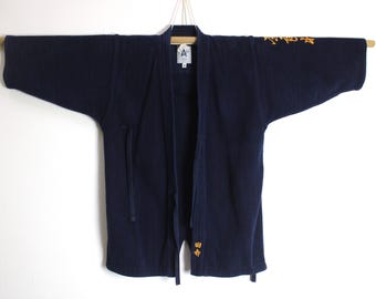 TAKA #2 sz Medium vtg Japanese Cotton Kendo Gi Kendogi Sashiko Jacket Uniform Budeon Aikido Kimono Noragi Peasant Boro 201223-12