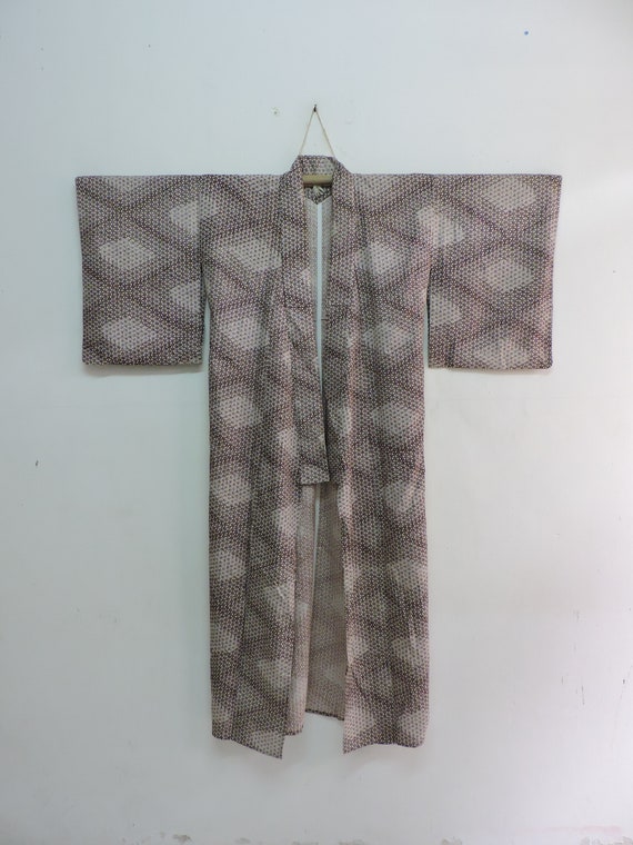 Japanese Kimono Komon Abstract Pattern Geometric … - image 3
